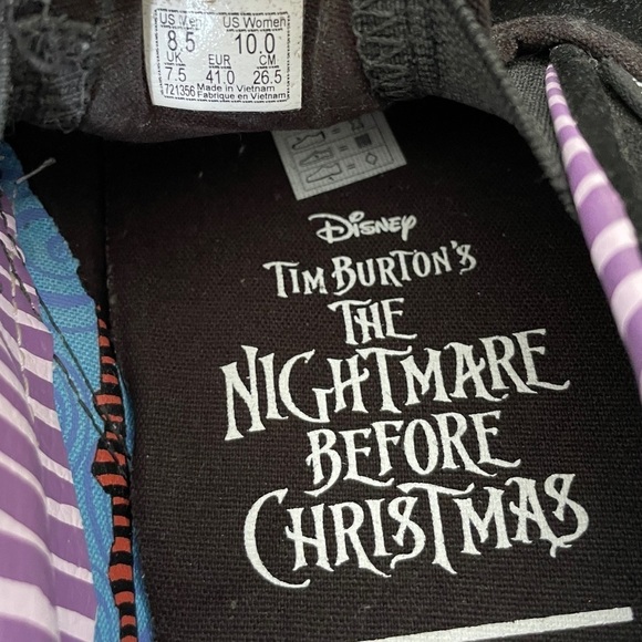 Vans x The Nightmare Before Christmas Classic Slip Ons Sneakers Women’s 10 - Picture 8 of 9